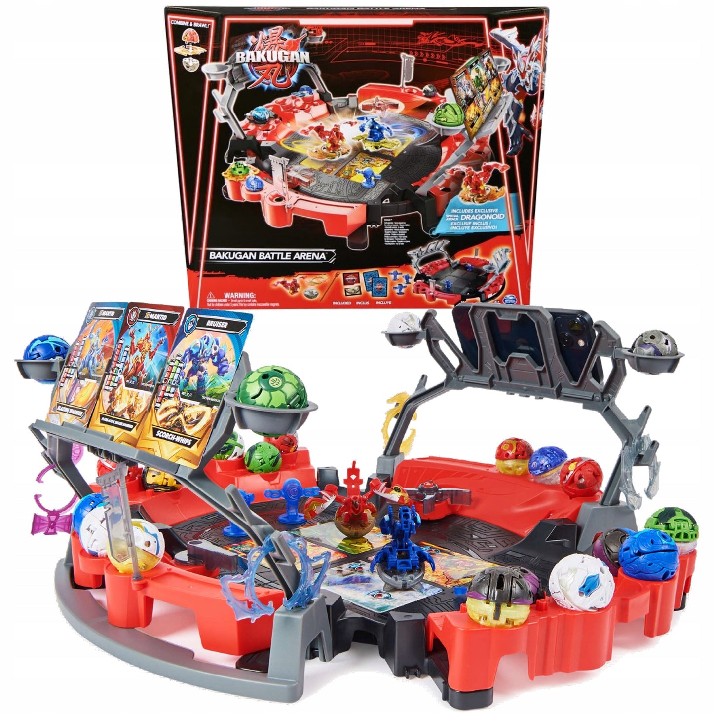 Spin Master BAKUGAN 3.0 BATTLE ARENA + DRAGONOIDAS