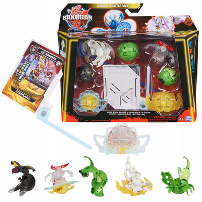 BAKUGAN BATTLE PACK FIGURĖS ŽAIDIMUI SPECIAL ATTACK BRUISER OCTOGAN 5 PACK Rinkinys