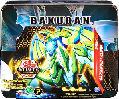 BAKUGAN LEGENDS BAKU-TIN COLLECTOR BOX 2 GARGANOID WEBAM FIGŪROS