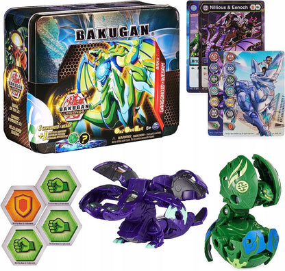 BAKUGAN LEGENDS BAKU-TIN COLLECTOR BOX 2 GARGANOID WEBAM FIGŪROS