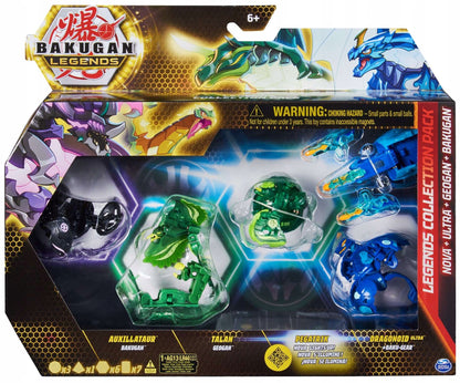 BAKUGAN LEGENDS MŪŠIŲ RINKINYS IŠ 5 KORTO FIGŪRŲ