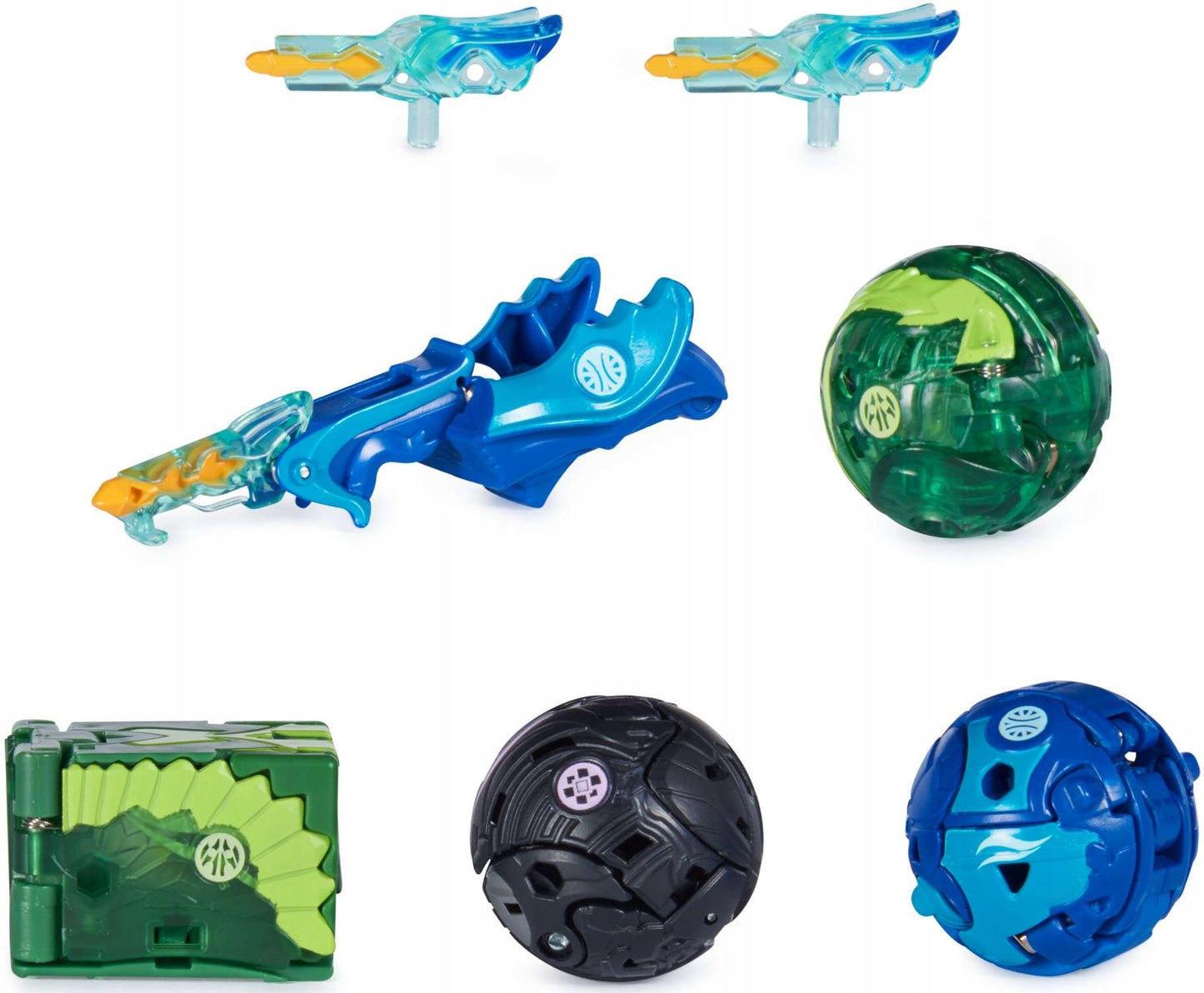 BAKUGAN LEGENDS MŪŠIŲ RINKINYS IŠ 5 KORTO FIGŪRŲ