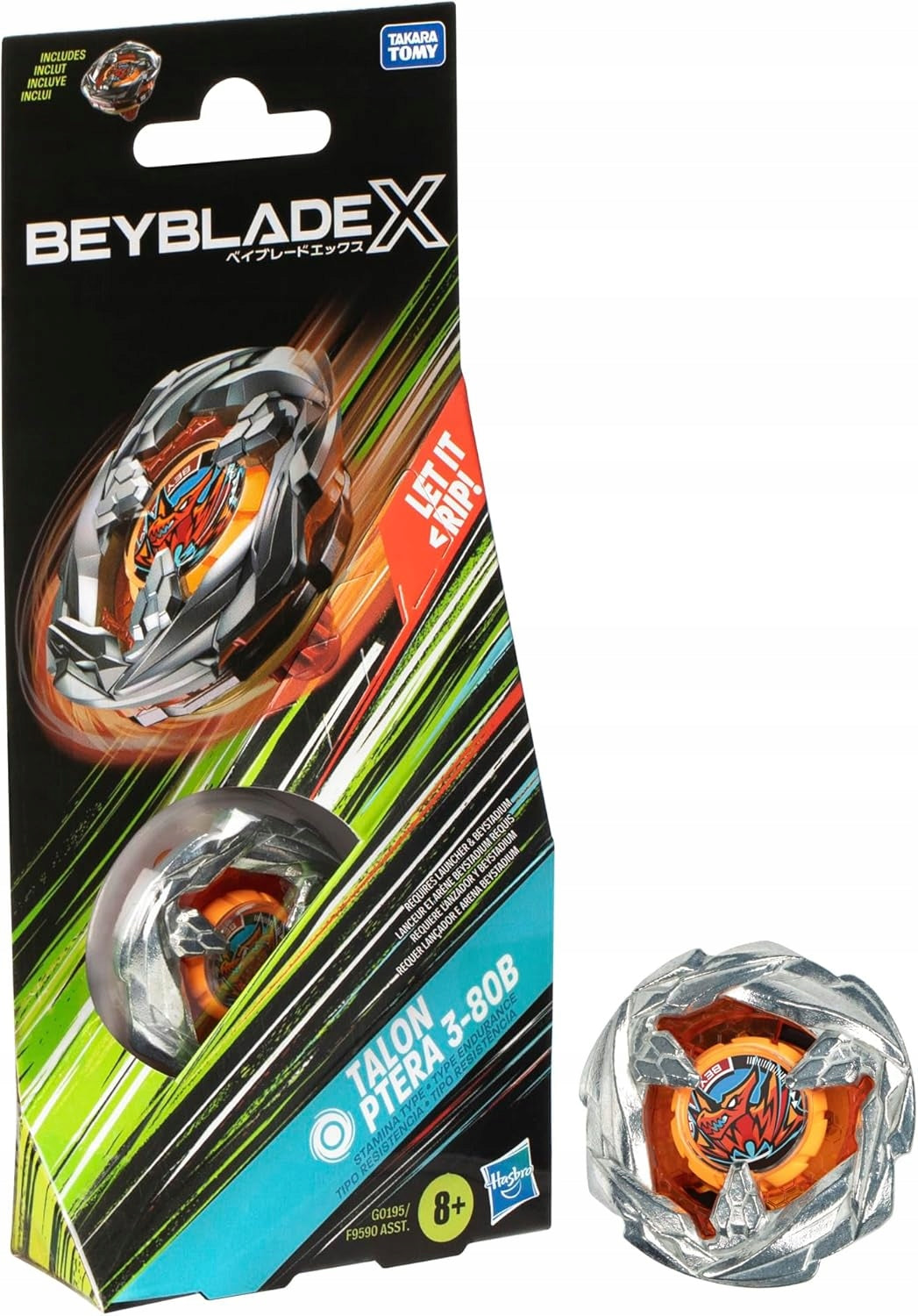 Beyblade X - Single Top Talon Ptera 3-80B - F9590 G0195