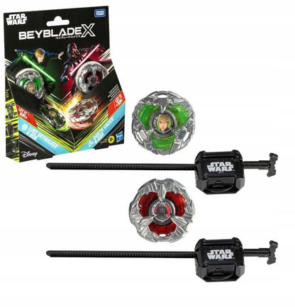 Beyblade X Starter Luke Skywalker 4-80B vs Darth Vader 4-60P