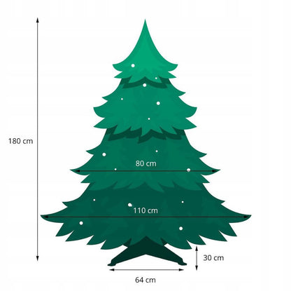 Kalėdinė eglutė 180cm auksuota