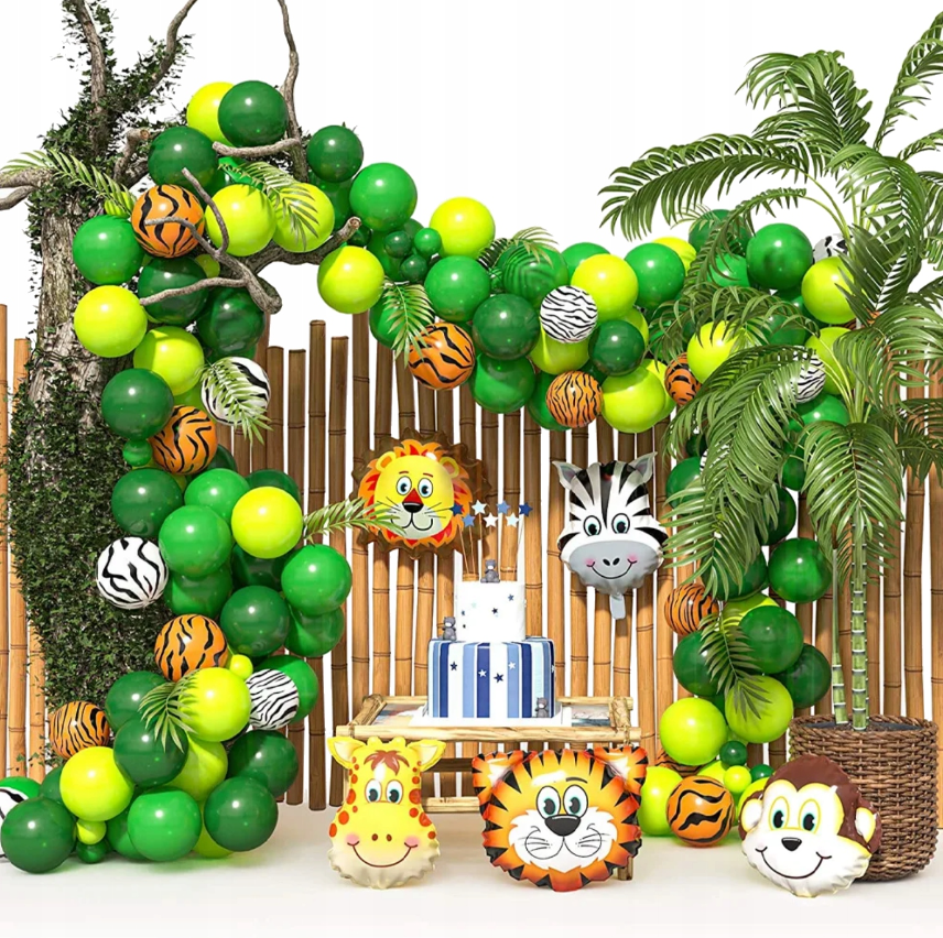 Safari themed balloon decoration kit